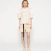 Balloon Sleeve Tee Stripes
