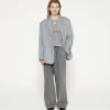 Oversized Pinstripe Blazer