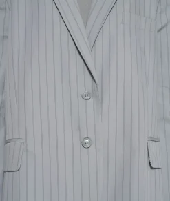 Oversized Pinstripe Blazer