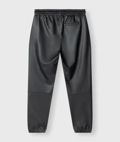 THE LEATHERLOOK CROPPED JOGGER