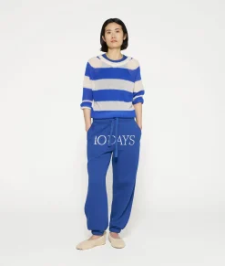 Thin Knit Sweater Stripes