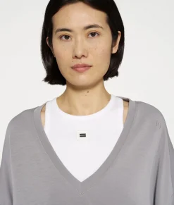 V-neck Sweater Scuba